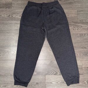 Tek Gear Men’s Medium Dark Gray Joggers Sweatpants Pockets Drawstring Loungewear